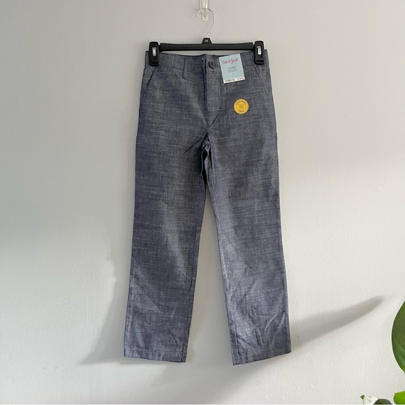 Cat & Jack Other - NWT Cat & Jack Kids Blue Straight Leg Dress Pants Reinforced Knees Size 8